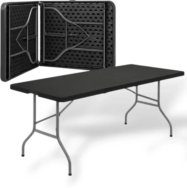 FSK Traders Rectangular Folding Table 6ft Folding Table
