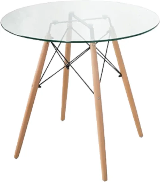 SMTE Round Coffee Side Table - T2-VC4006-80-57 Patio Dining Table