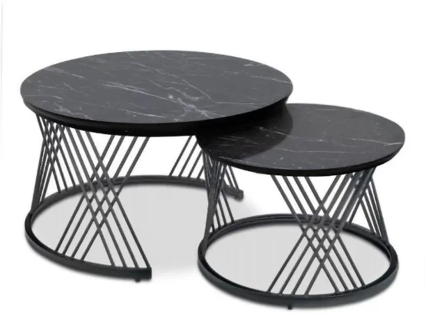 Coffee Table Twist Stylish Nesting Coffee Table