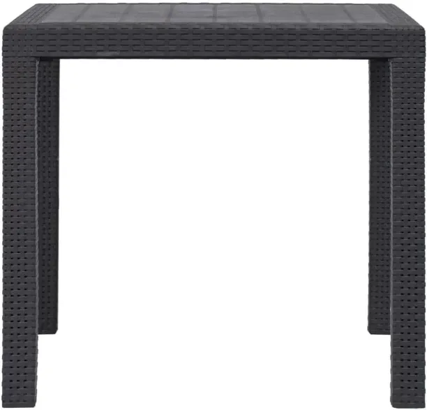 Gold Sun Protea Rattan Table Taupe 457784 Patio Dining Table
