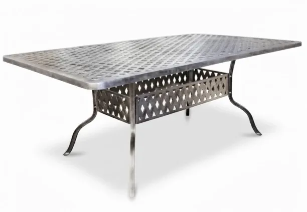 Generic Aluminium Dining Table 8-Seater 2100mm Patio Dining Table
