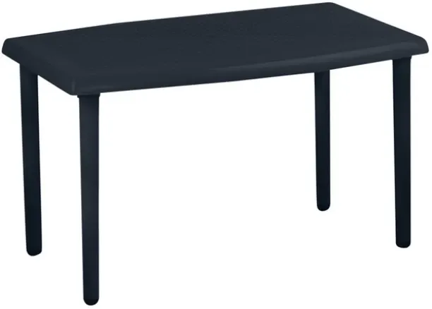 Unique Go Anywhere Plastic Table Black Folding Table