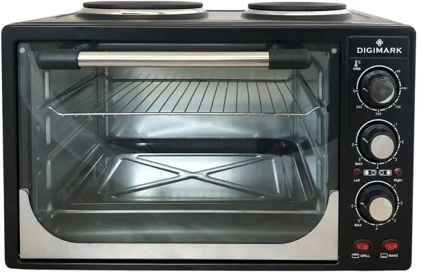 DIGIMark 28-Litre 3100W 28 Litre Electric Oven With 2 Solid Hot Plates Oven