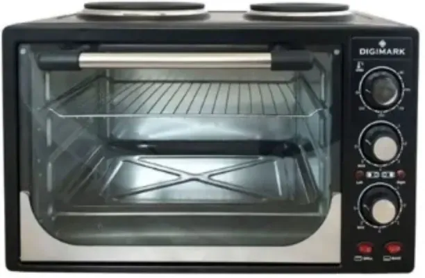 Digimark 32-Litre 3100W Electric Oven With 2 Solid Hot Plates Oven