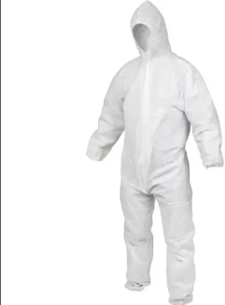 SpunBond Non-Woven 30 GSM 4XL Polypropylene Zipper Hooded Paint Coverall for  Men, Women