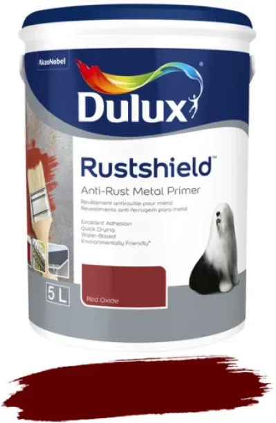 Dulux Rustshield Waterbased Metal Red Oxide Acrylic Primer