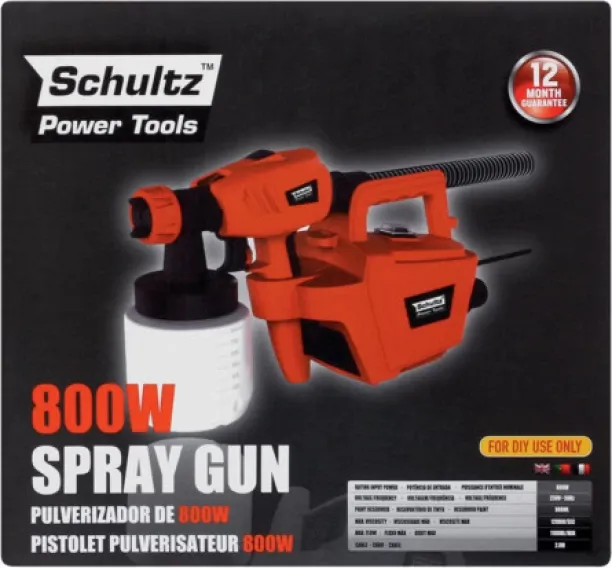 Schultz Power Tools Spray Gun 800W HVLP Sprayer