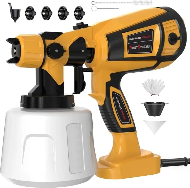 Flycross Paint Sprayer Tool 1000W High Power Electric Spray Paint Gun Easy to Clean for Furniture C…