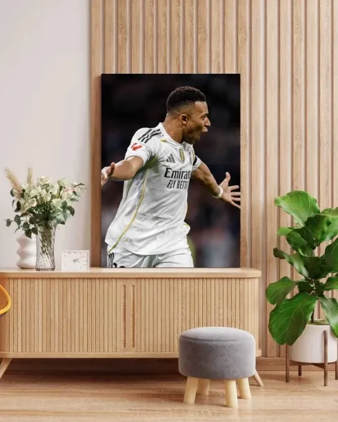 Canvas and Decor CND555 Canvas Wall art A3-Size, Football star kids Canvas wall art - Soccer Legend…