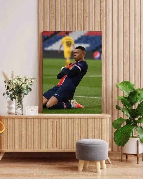Canvas and Decor CND551 Canvas Wall art A3-Size, Football star kids Canvas wall art - Soccer Legend…