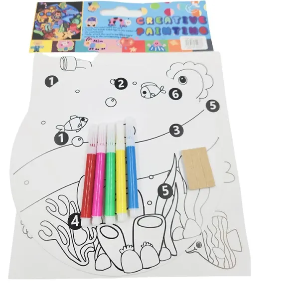 Creative Painting DIY Toys Painting Pictures With Coloring Pens For Kids Gift