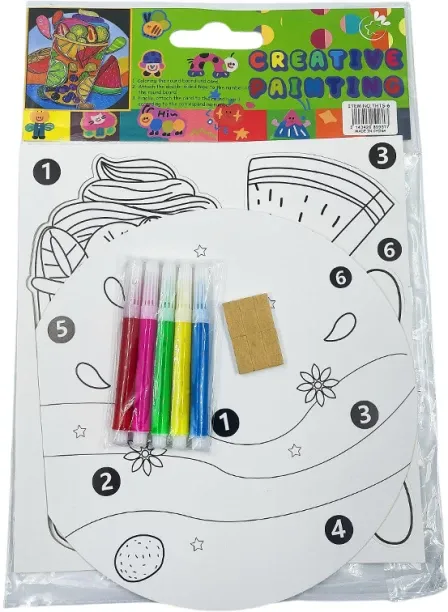 Creative Painting DIY Toys Painting Pictures With Coloring Pens For Kids Gift