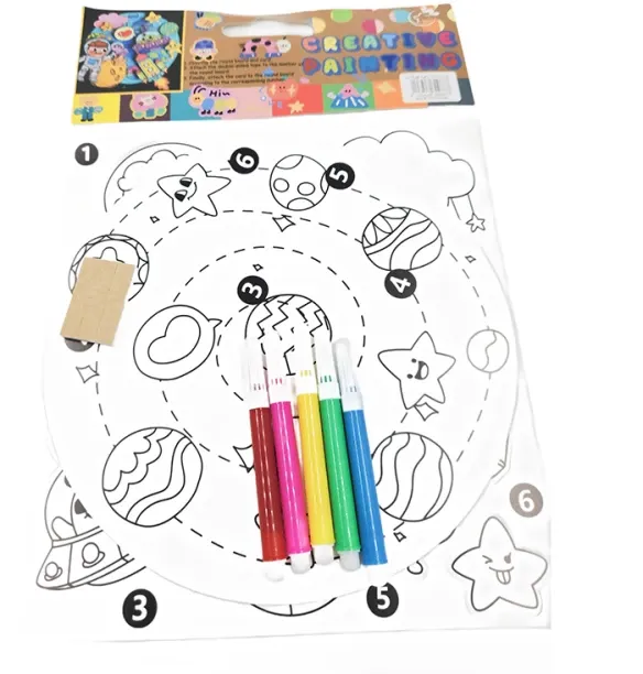 Creative Painting DIY Toys Painting Pictures With Coloring Pens For Kids Gift