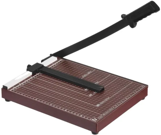 BLD A4 Paper Cutter Paper Trimmer-Wood base Guillotine Paper Cutter