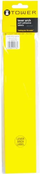 TOWER Self-adhesive lever arch labels Self Adhesive Paper Label