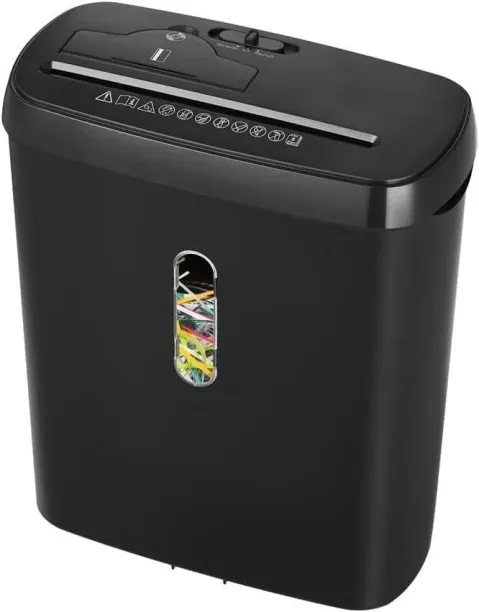 LIUHUI Paper Shredder Office 12L Capacity Electric File Strip Level 2 Confidential 8 Sheets A Good …