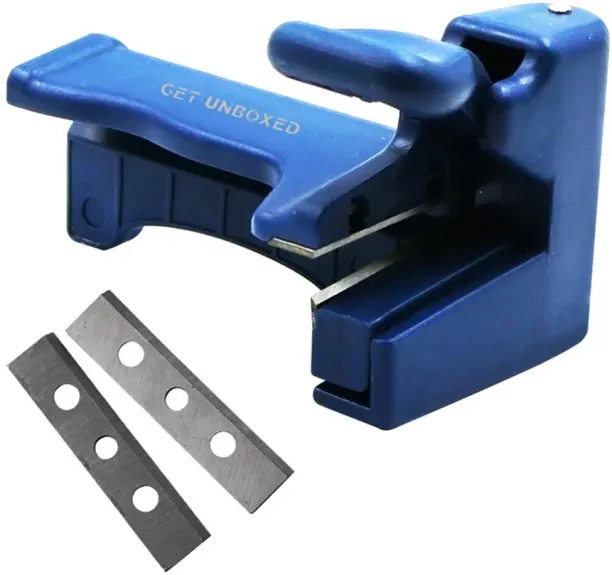 ALANES Manual End Banding Cutting Device for Woodworking Plastic PVC Straight Blade Paper Shredder