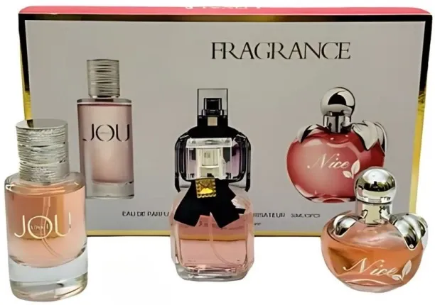 Lovali Fragrances Fragrance Hello Pour Femme - Pink Gift Set 3x30 ML Eau de Parfum  -  Floral for W…