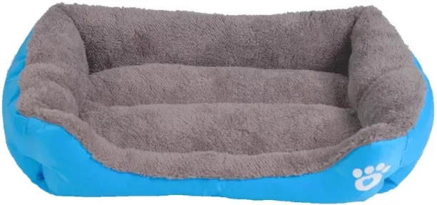 MAX Colors Paw Pet Sofa Dog Beds Waterproof,M,Blue NA Pet Bed