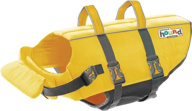 Outward Hound Ripstop Yellow Life Jacket XL OWH178 Dog NA Harness