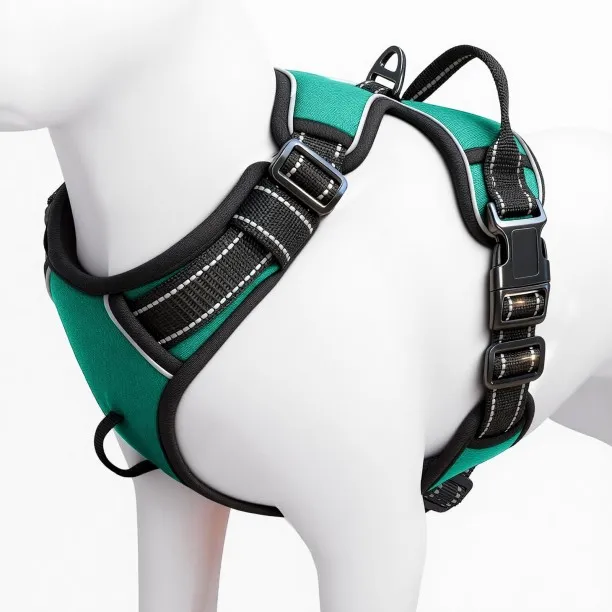 Shiyuan No Pull Dog Harness, No Chock Reflective Adjustable Soft Padded Pet Vest with Easy Control …