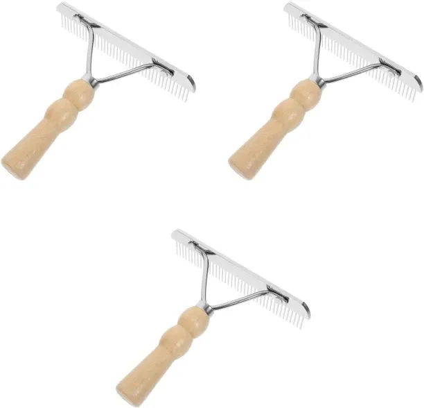 ZZP 3 Pcs Undercoat Rake for Dogs - Pet Horse Hair Comb, Horse Brush Steel Comb for Hair, Pet Groom…