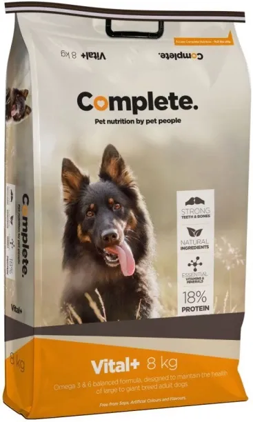 Complete Pet Food Complete 8kg Vital 8 kg Dry Adult Dog Food