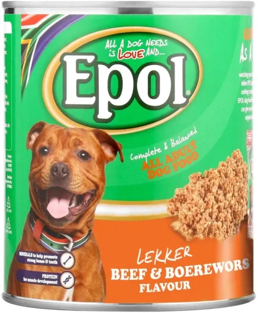 Epol Lekker Flavoured Dry Beef 6 x 8 kg Dry Adult Dog Food