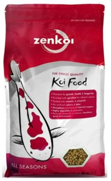 ZENKOI XSmall Koi & Fish Pellets 2 kg Dry Adult Fish Food