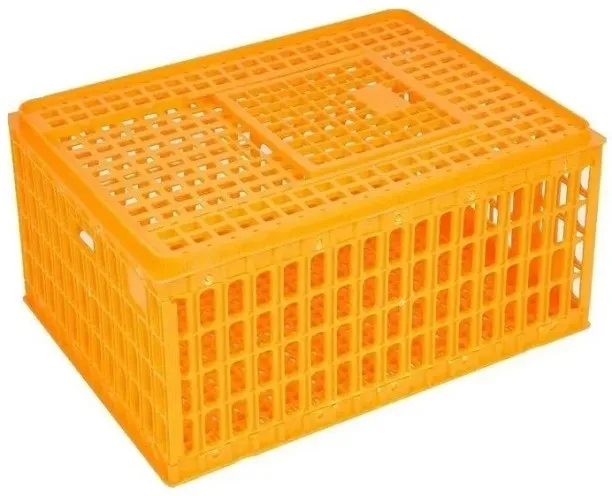 Pleysier Yellow Transport Crate for Chickens Pet Litter Tray Refill