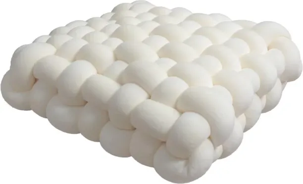 Zuosheng Knot Pillow, Floor Pillows for Meditation, Chair Back Cushions Seat Sofa, Knotted Throw Pi…