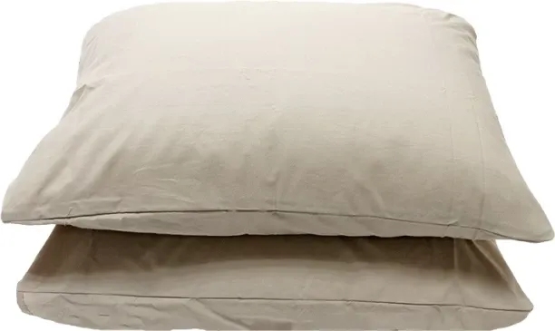 Simply Sleep Lodge Collection - Oxford Pillow Cover Set - Continental Plain Pillow Cases