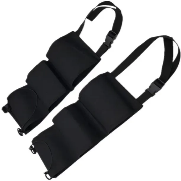 ALANES Car Concealed Seat Back Gun Holster To Hold 3 Rifles Shelf Organizers