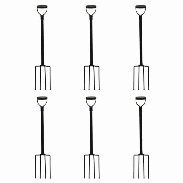 Generic 6-Pack Heavy Duty Garden Fork AY007-003 Pitchfork