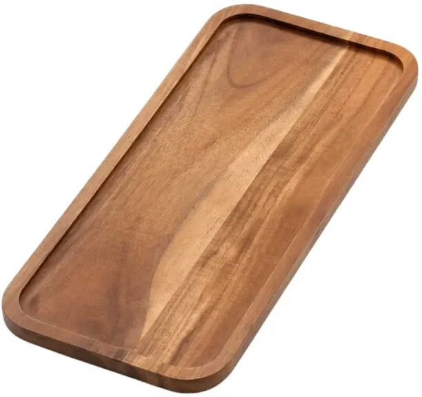 Ever Haven Acacia Wood Serving Tray