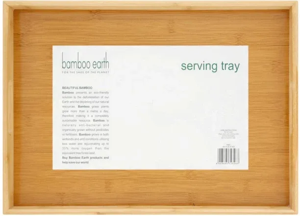Bamboo Earth Serving Tray Tray