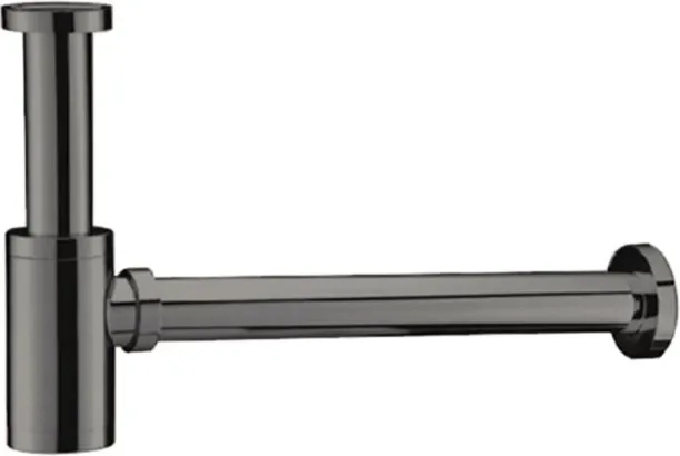 Designer Concepts Devario Premio Bottle Trap Round Brass -Gun Grey 32 mm Plumbing Pipe