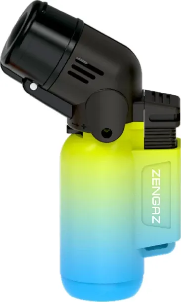 Zengaz ZL-17 Angle Double Torch Jet- Green and Blue Pocket Lighter