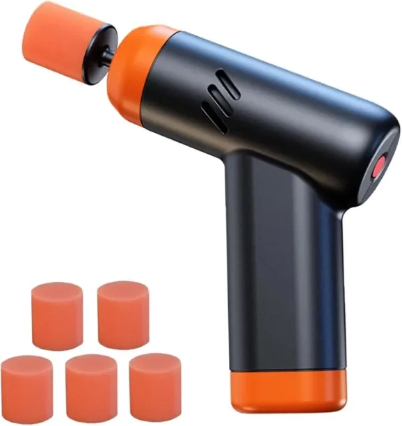 SHIJIN Car Polisher, Mini Polisher for Car Detailing, 2 Speed Adjustable Cordless with 5 Polishing …