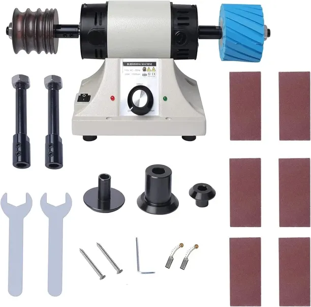 Bloo Leather Polishing Burnishing Machine Bench Polisher