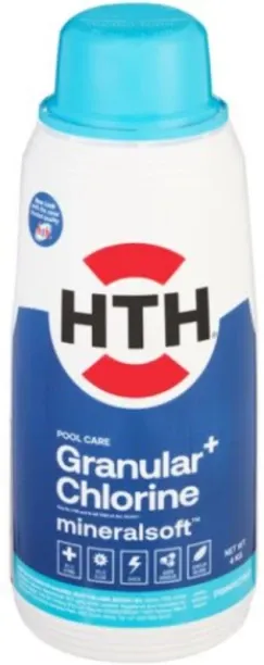 HTH Chlorine Granular Mineralsoft 4KG Chlorine Pool Cleaner