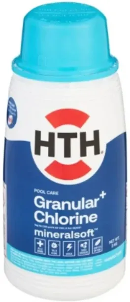 HTH 2 kg Classic Granular Chlorine Pool Cleaner