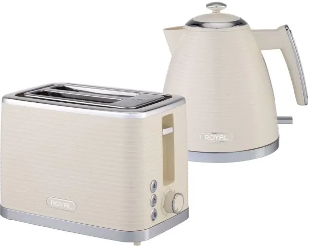 Royal Homeware K618QN-C + ST818-C 2000 W Manual Auto Pop Toaster