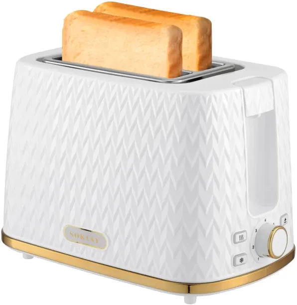 Sokany Heating And Defrosing 7 Toasting Modes Electric 780W Slice Pop Up Toaster-SK-034 780 W Elect…