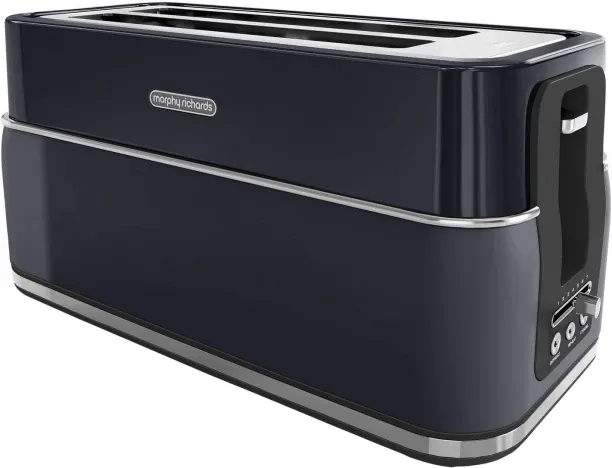 Morphy Richards Signature Opulent Navy Blue 1800 W Electric Auto Pop Toaster