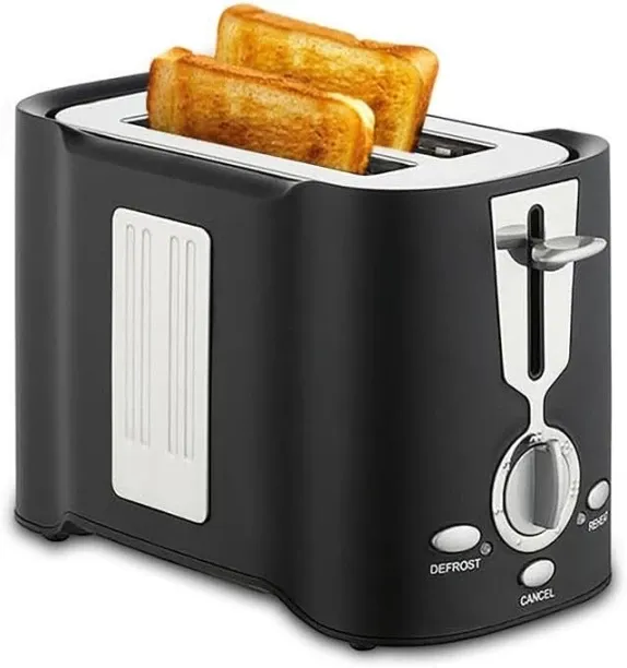 Flycross Stainless Steel Toaster, Extra Wide Slots, Removable Crumb Tray, 6 Browning Options, Auto …