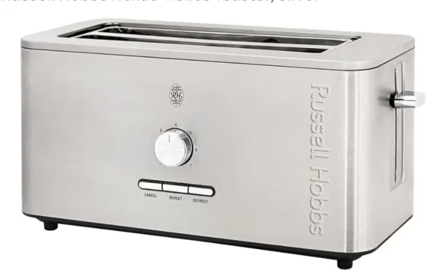 Russell Hobbs RHN4ST-SLV 60 W Electric Auto Pop Toaster