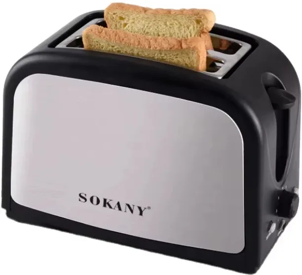 Sokany 2 Slice Toaster Electric Household Bread Toaster 800 W Electric Auto Pop Toaster