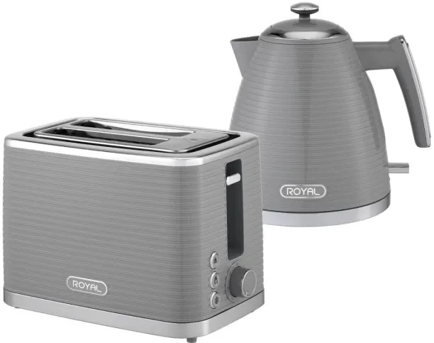 Royal Homeware K618QN-G + ST818-G 2000 W Manual Auto Pop Toaster