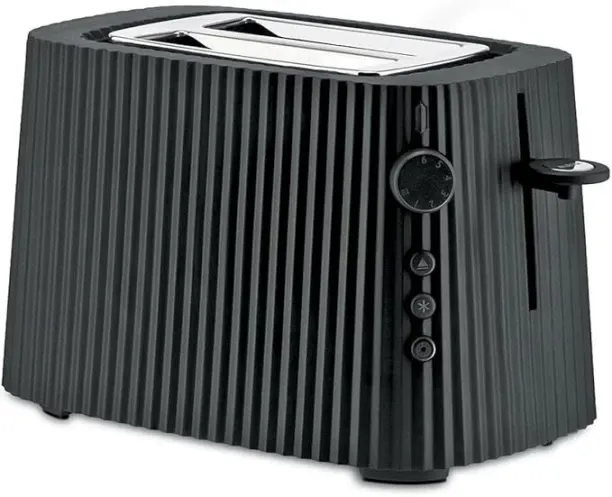 Alessi Plissé 2-Slice Toaster 850 W Electric Auto Pop Toaster